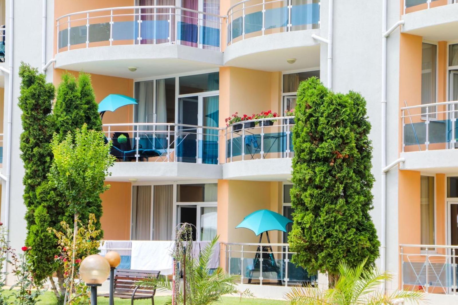 Luxury First Line Apartment With Pool By The Sea Nesebar Bagian luar foto