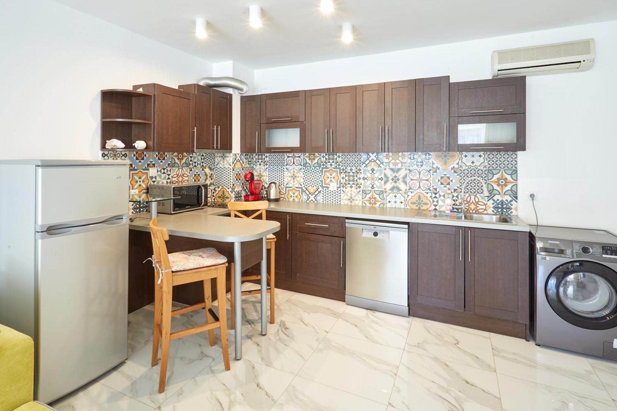 Luxury First Line Apartment With Pool By The Sea Nesebar Bagian luar foto
