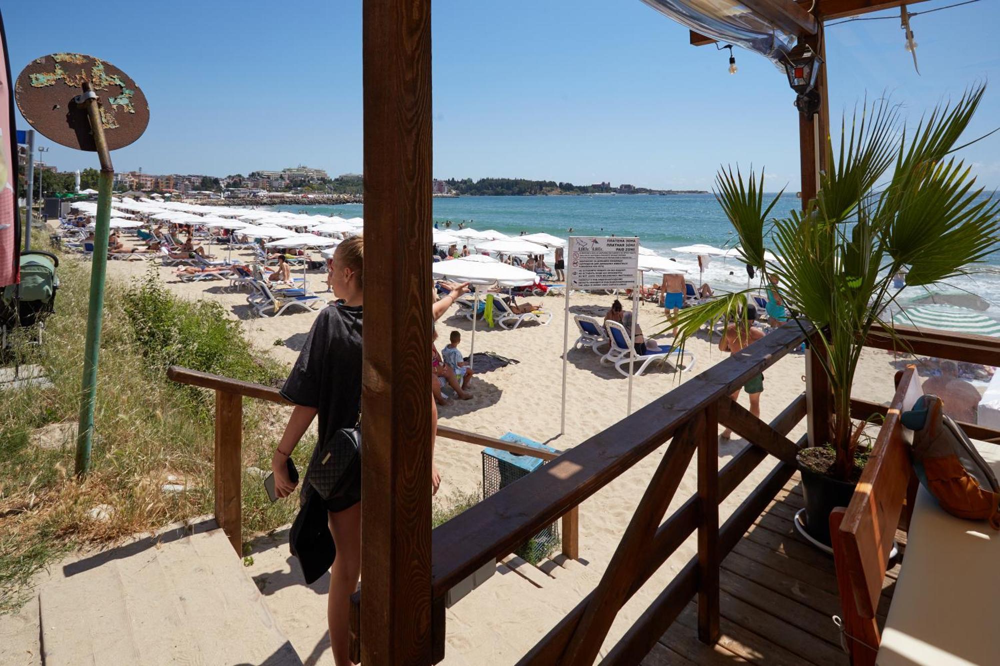 Luxury First Line Apartment With Pool By The Sea Nesebar Bagian luar foto